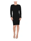 Rachel Rachel Roy Katerina Crew Neck Sweater Mini Dress In Black
