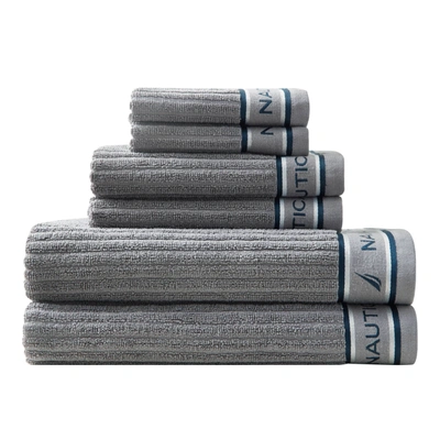 Nautica Signature Logo Towel Set, 6-pc