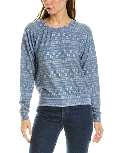 Sol Angeles Hacci Pullover In Blue