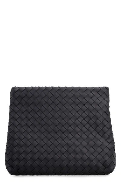 Bottega Veneta Intrecciato Hydrology Document Case In Black