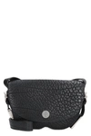 Burberry Leather Crossbody Bag Strap Adjustable In Black