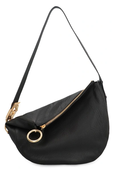 Burberry Black Knight Small Medium Shoulder Bag In Brown