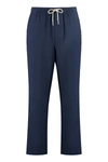 Department Five Department 5 Brewery Cotton Blend Trousers In Blue