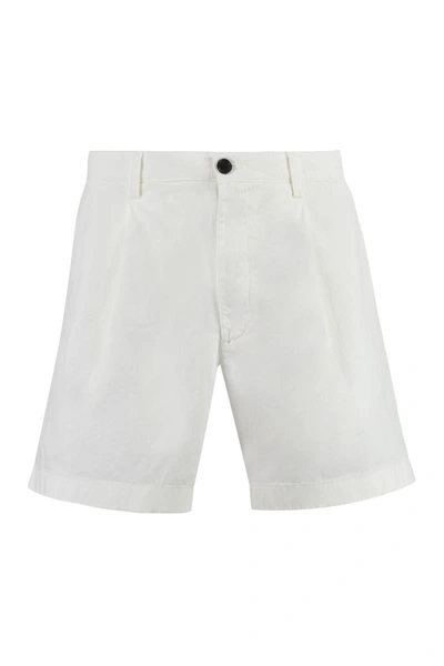 Department 5 Cotton Bermuda Shorts In White