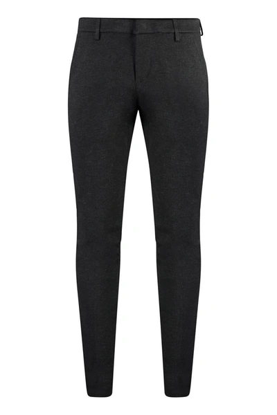 DONDUP DONDUP GAUBERT CHINO PANTS IN VISCOSE BLEND