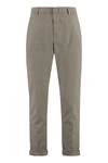 Dondup Men's Joe Prince-of-wales Checked Trousers In Beige