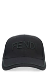 FENDI FENDI LOGO EMBROIDERY BASEBALL CAP