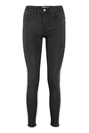 Frame Le High Skinny Jeans Billups Chewed In Black