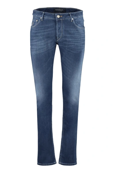 Handpicked 5-pocket Straight-leg Jeans In Denim