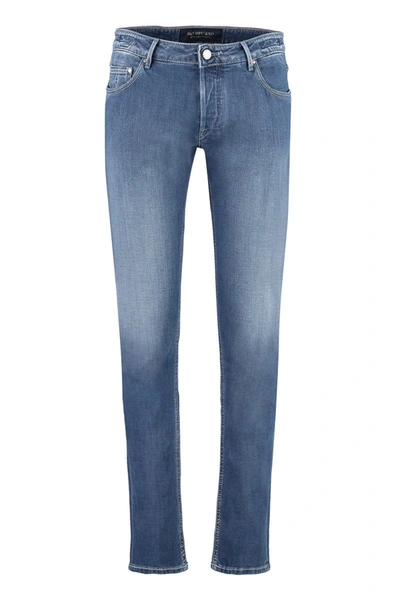 Handpicked 5-pocket Straight-leg Jeans In Denim
