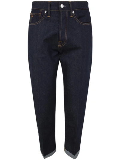 Nine In The Morning Classic Jeans With Lapel In Blue