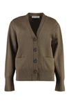 Our Legacy Women's Compressed Merino Wool Cardigan In Brown