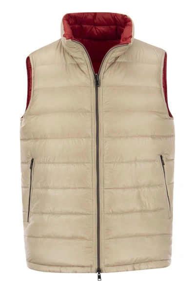 HERNO HERNO REVERSIBLE DOWN VEST