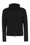 MONCLER MONCLER GRENOBLE TECHNICAL HOODED AND ZIPPED SWEATSHIRT