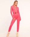 Ramy Brook Bode Knit Jumpsuit In Neon Pink