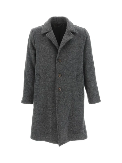 Doppiaa Wool-blend Coat In Grey