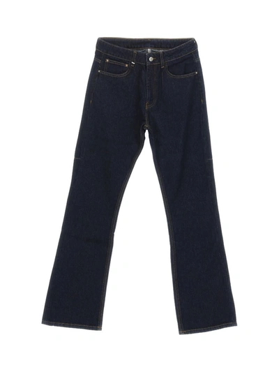 Flâneur Carpenter Straight Jeans In Row Denim