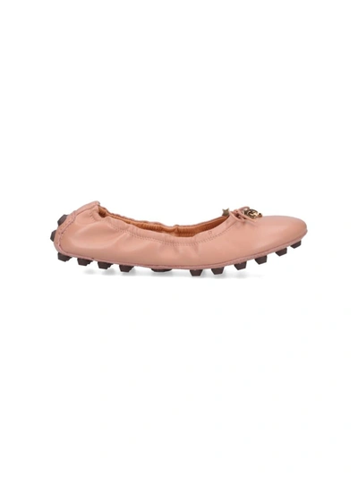 Tod's Flat Shoes In Pink