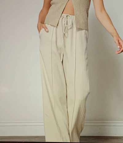 Line And Dot Jodie Pull On Pants In Natural In White