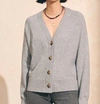 Faherty Jackson Cardigan In Grey
