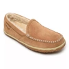 Minnetonka Tilden Moccasin Suede Slipper In Cinnamon In Brown
