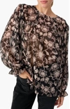 Sanctuary Ruffle Moment Blouse In Multi