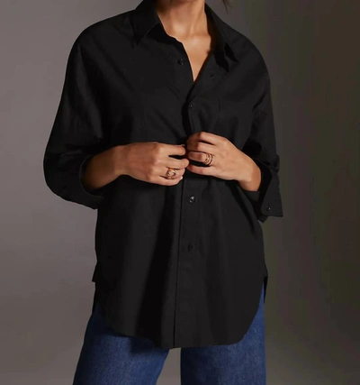 CITIZENS OF HUMANITY KAYLA SHIRT IN BLACK