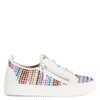 Giuseppe Zanotti Gail Strass Low-top Sneakers In Multi