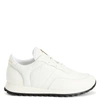 Giuseppe Zanotti Jimi Running Leather Sneakers In White