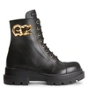 Giuseppe Zanotti Tankie Leather Ankle Boots In Black