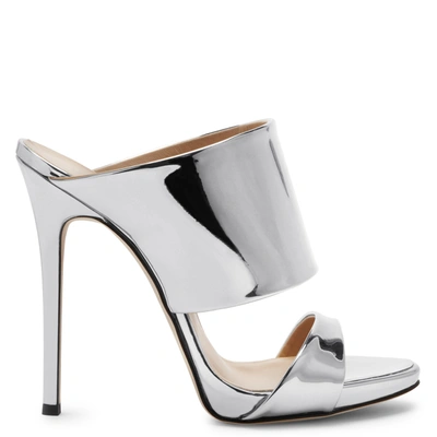 Giuseppe Zanotti Andrea High-heel Sandals In Silver