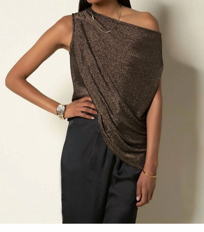 Tart Collections Gigi Top In Dark Gold In Brown