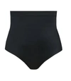 SPANX SUIT YOUR FANCY HIGH WAIST THONG IN BLACK