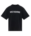 We11 Done Black Large Basic T-shirt In Black