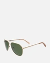 Allure Eyewear Women's Carmel Polarized Sunglasses In Gold