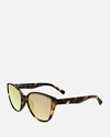 Allure Eyewear Women's Tampa Polarized Sunglasses In Rubbarized Demi