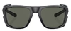 Costa Del Mar King Tide 8 60mm Polarized Rectangular Sunglasses In Green