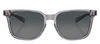 Costa Del Mar Kailano Smk Crystl Gry Grad 580g  Square Polarized Sunglasses In Grey