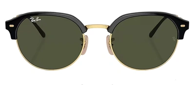 Ray Ban Rb4429 601/31 Round Sunglasses In Green