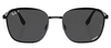 Ray Ban Rb3720 002/k8 Square Polarized Sunglasses In Grey