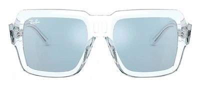 Ray Ban Magellan Bio-acetate Square Sunglasses In Blue