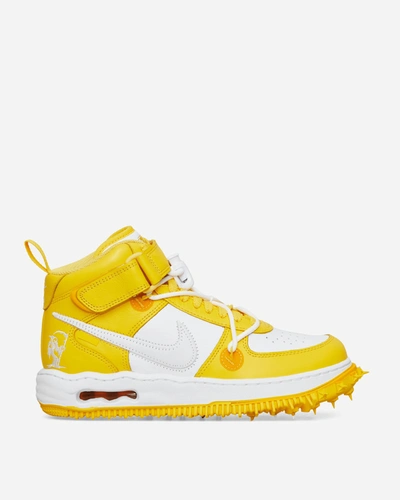 Nike Off-white™ Air Force 1 Mid Sneakers White / Varsity Maize In Multicolor