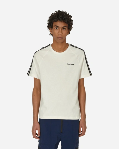 Adidas Originals X Wales Bonner Crew-neck T-shirt In White