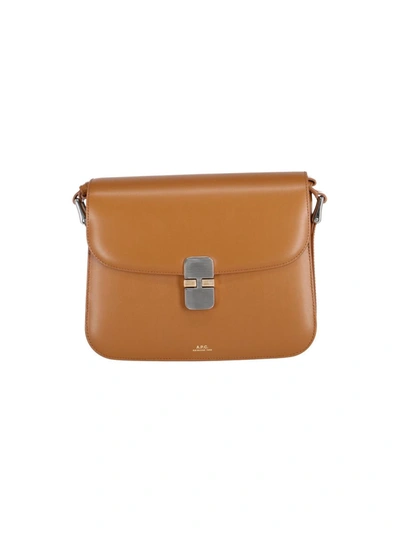 A.p.c. Shoulder Bag In Brown