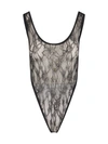 Adriana Hot Couture Lace Bodysuit In Black