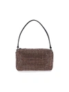 Alexander Wang Heiress" Metallic Chain Knit Shoulder Bag In Orange