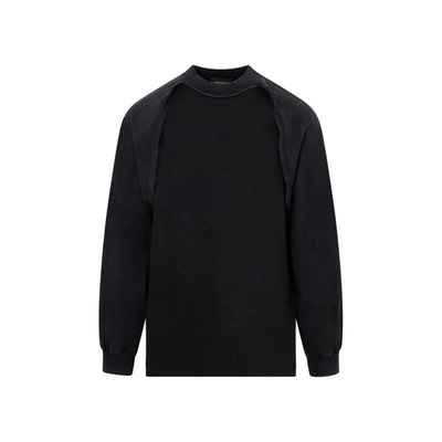 Balenciaga Patched Raglan Cotton Sleevles T-shirt In Forest Green