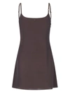Courrèges Knee Length Dress Adjustable Straps In Brown