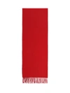 Destin Fringed Scarf In Red
