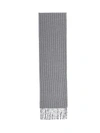 Destin Houndstooth Scarf In Black